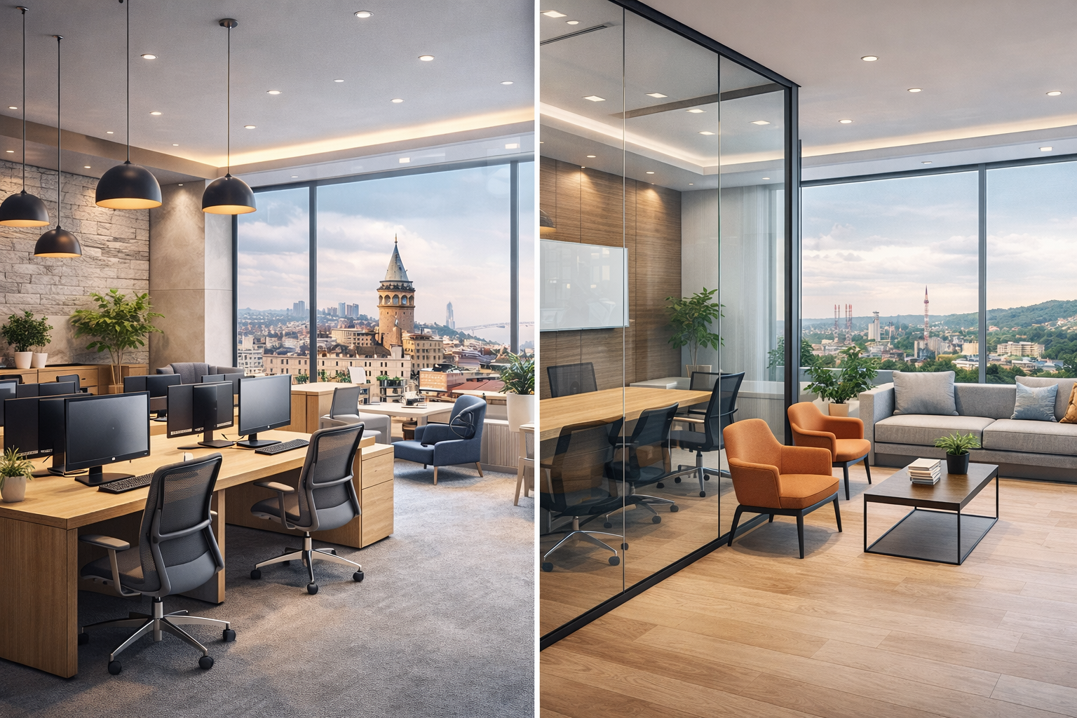 İstanbul ve Kocaeli Ofis Dekorasyonu ile Çalışma Alanlarınızı Yenileyin